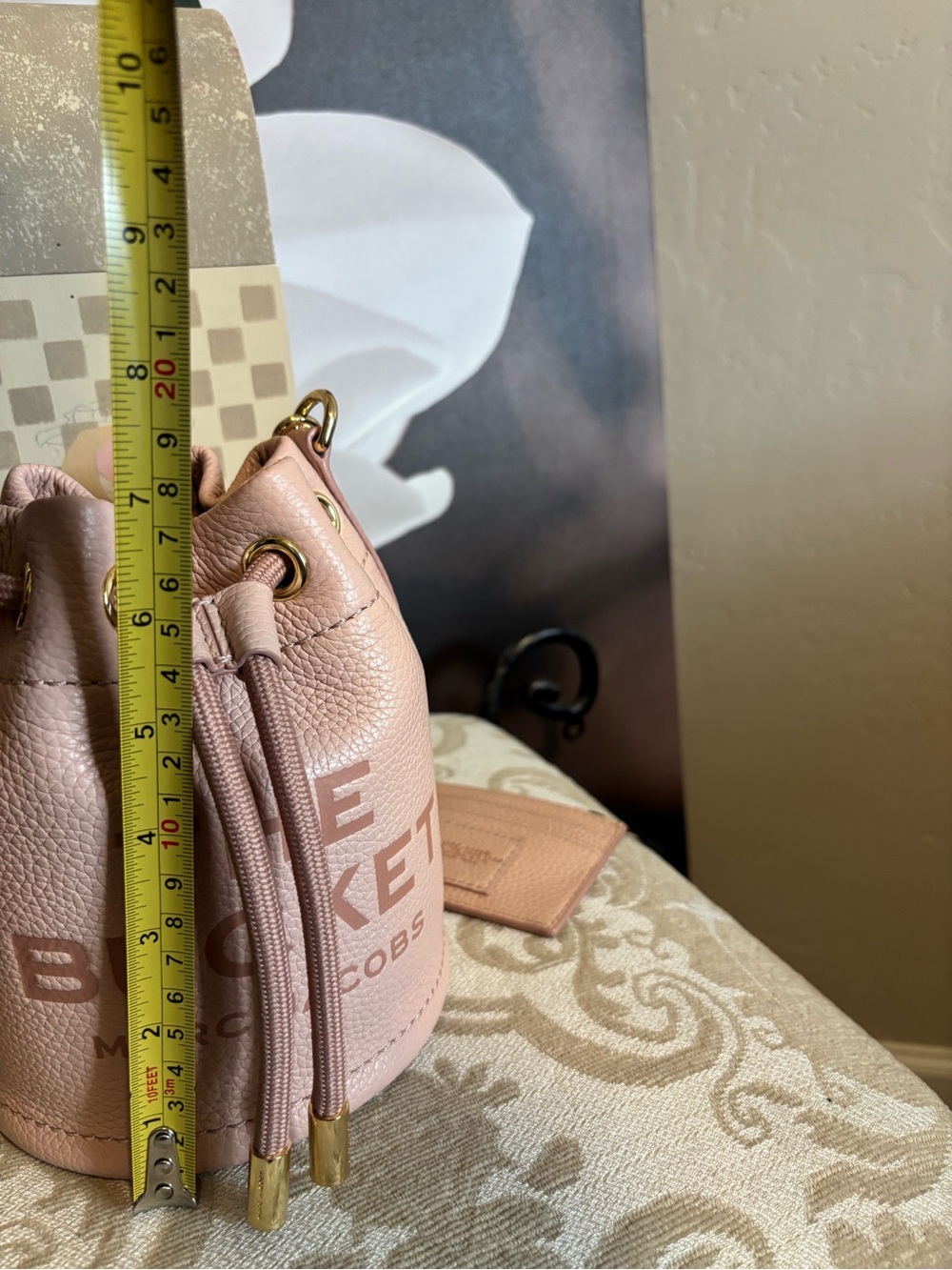 Marc Jacobs Mini Bucket Bag and Card Case in Blush Pink - Picture 10 of 10